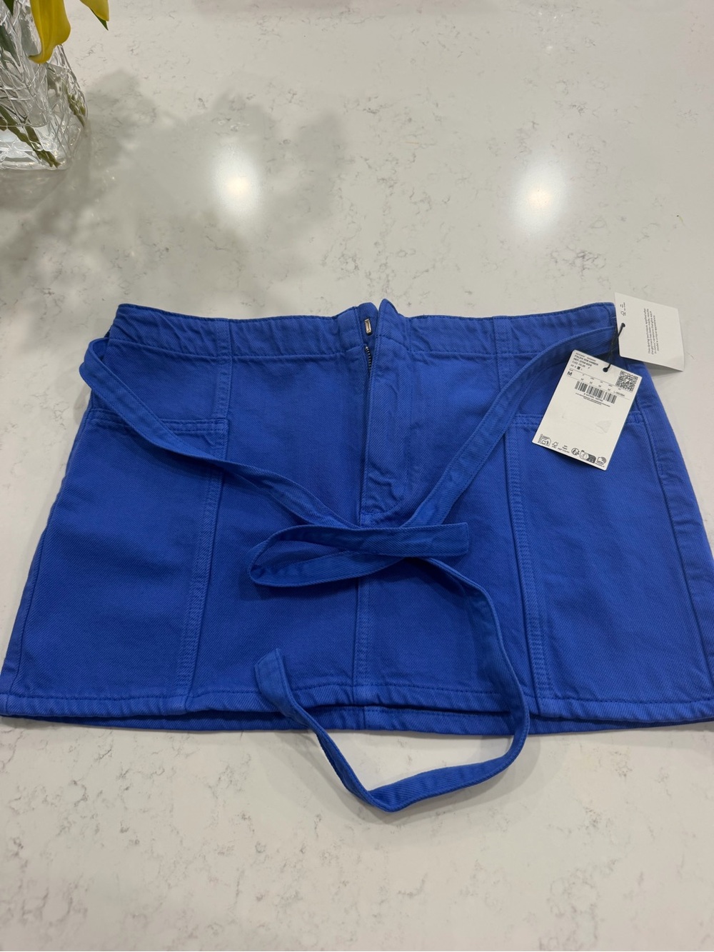 Mango Denim Blue Skirt